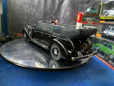 metbex tavan modelleri: Коллекционная модель Mercedes-Benz 770K Pullman W150 Black 1938 Road — 21