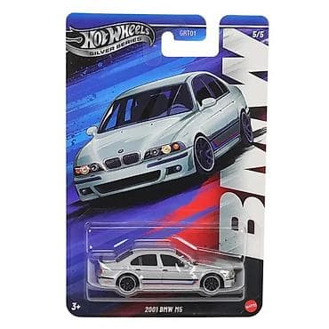 Hot Wheels Silver Series – 2001 BMW M5 miqyası kolleksiya modeli - — 1