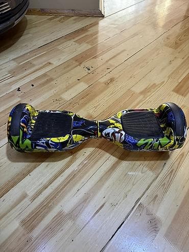 electro gitara: Özünü tarazlayan elektrikli hoverboard – qrafiti üslublu korpus - — 2