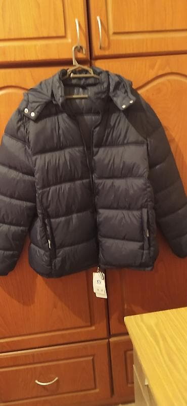 Sviterlər: Yeni gödekçe tünd göy rəngli balonka . papağı açılan ayrılan ölçüde 48 — 1