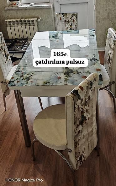 165azn Mətbəx masası açılır super vəziyyətdə çatdırılma pulsuz Zeyno