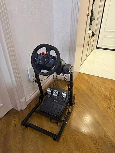ps vr: Logitech G29 Driving Force sükan və pedal seti + tənzimlənən stend - — 4