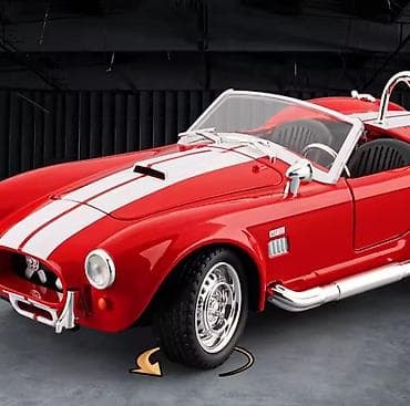 oyun disk: Kolleksiya üçün klassik idman avtomobili modeli – qırmızı rəngli, iki — 3