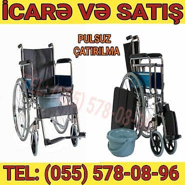 İcarə və satış üçün əlil arabası - Rahat oturacaq və arxa dayağı - — 1