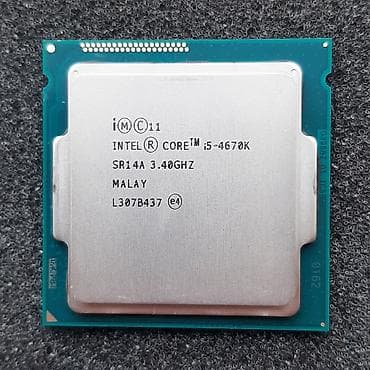 Processor - CPU Intel İ5-4670K - 45 AZN (LGA 1150 soket) (4 nüvə /