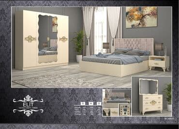 taxt kravat islenmis: İkinəfərlik çarpayı, 2 tumba, Türkiyə, Yeni — 1