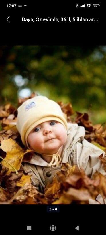 Öz evimdə uşağa baxiram 1 yaşdan yuxarı