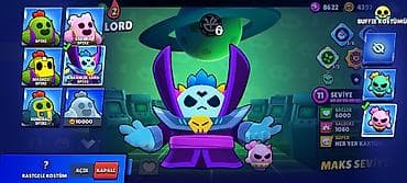 ps 2 pro: Brawl Stars hesabı – yüksək səviyyəli qəhrəmanlar və nadir — 4