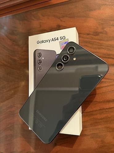 Samsung Galaxy A54 5G, 256 GB, rəng - Qara, İki sim kartlı, Barmaq izi — 5