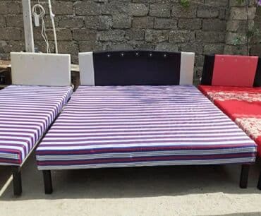 Ev üçün mebel: Çarpayılar Təzə hazırları var Çatdırılma münasib qiymətə Bir nəfərlik — 1