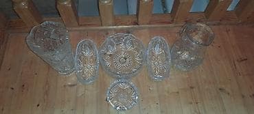 Ağır Klassik naxışlı kəsmə təmiz xurustal cehizdir Tərkibi: - 1 ədəd