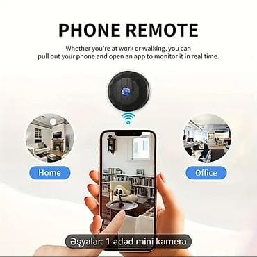 iphone 17 pro satış: Mini Wi‑Fi Təhlükəsizlik Kamerası (V720 App) - Super kompakt ölçü — 2