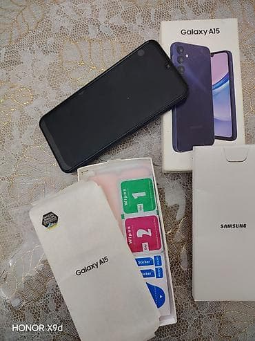 ТВ и видео: Samsung Galaxy A15, цвет - Фиолетовый, Две SIM карты — 1