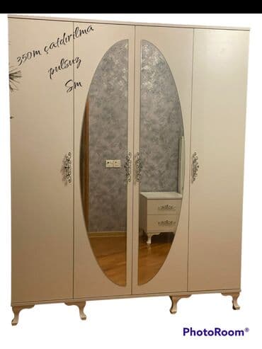 шкаф в зал: *si̇fari̇şlə 4 qapili dolab* qi̇ymət 350 manat 📏ölçü hün 2m — 1