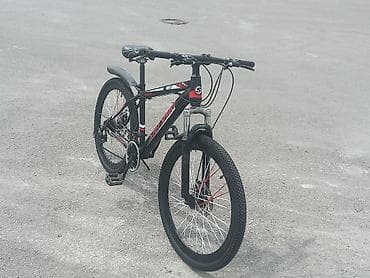 velosiped quba: STELSPORT çöl velosipedi - Gediş növü: dağ/şəhər - Rəng: qara-qırmızı — 2