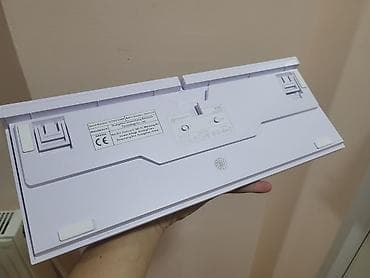 ТВ и видео: Attack Shark K86 Mexanik klaviatura – tam ölçülü, ağ/göy-boz rəng — 2