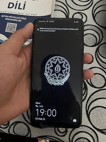 philips xenium 9@9u: Honor 9X, 128 GB, rəng - Göy, Barmaq izi — 3