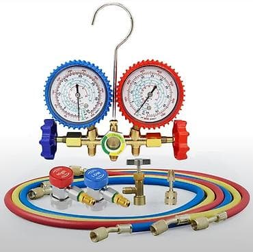 qaz pecleri: Manifold olçmə cihazı Model: TOOL 05-SET Kondisionerin doldurulması — 1