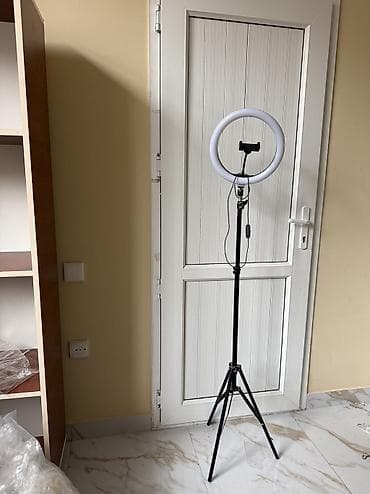 video işıq: LED ring işıq seti – tripod və telefon tutacağı ilə - Dairəvi LED — 1