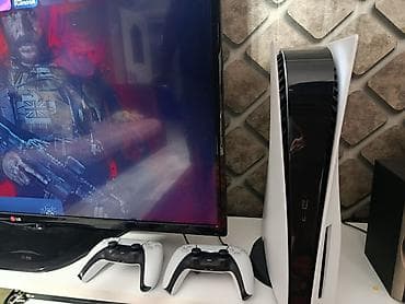PlayStation 5 (Diskli versiya) İdeal veziyyetde problemsiz, iki pultu