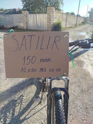 1 sinif azerbaycan dili: Velosiped – şəhər və kənd yolları üçün uyğun. - Ön amortizatorlu — 1