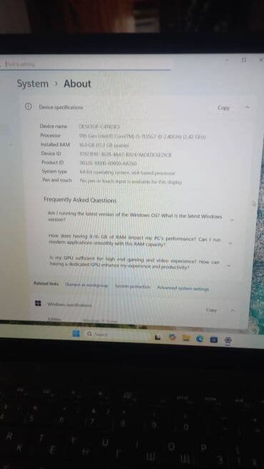 ipad 11: : - Prosessor: Intel Core i5-1135G7 (11-ci nəsil, 2.4 GHz) - Qrafika — 5