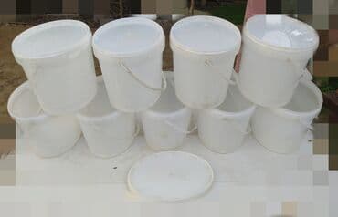 uşaqlar üçün dərin boşqablar: Plastik vedrələr. Qida üçün. Qalın və dözümlü materialdan olan — 1