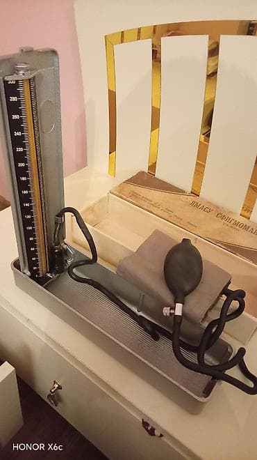 barometr termometr: - Manşet: klassik qol manşeti (armetura və şlanqlar daxil) - Nasos — 4