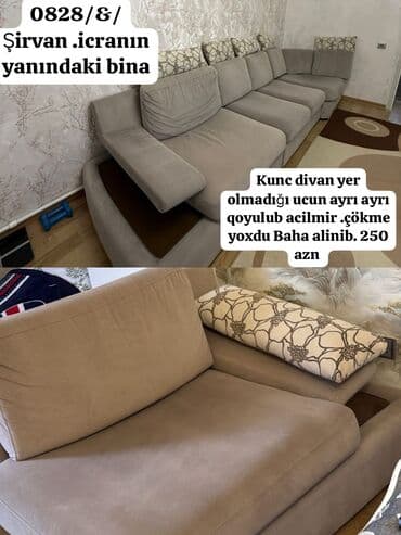 Künc divan, Divan, Açılmayan