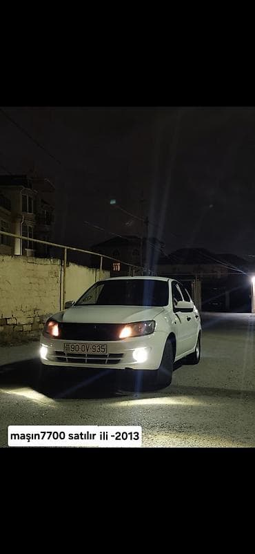 Lada Granta sedan – 2013 - Rəng: ağ, 4 qapılı sedan - Kuzov: kompakt