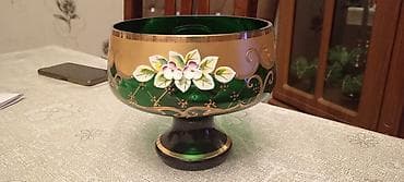 Bohemia üslubunda dekorativ şüşə dəsti - Material: yüksək keyfiyyətli — 3