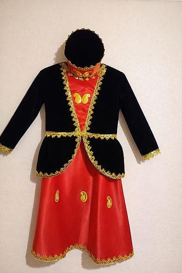 usag geyimi: Milli kostyum, Qız üçün, 9 - 10 yaş, Yeni — 1