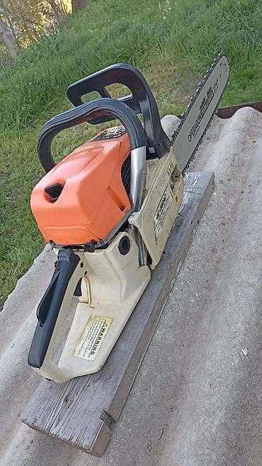 işləmiş dik: İşlənmiş Benzinli Motopila, benzopila 2300 W-dan çox, Ünvandan götürmə, Pulsuz çatdırılma, Ödənişli çatdırılma — 1