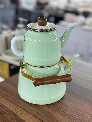 Посуда для готовки: Кастрюля, цвет - Зеленый — 2