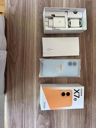 iphone dubai version: Honor X7, 256 GB, rəng - Mavi, Zəmanət, Sensor, Barmaq izi — 2