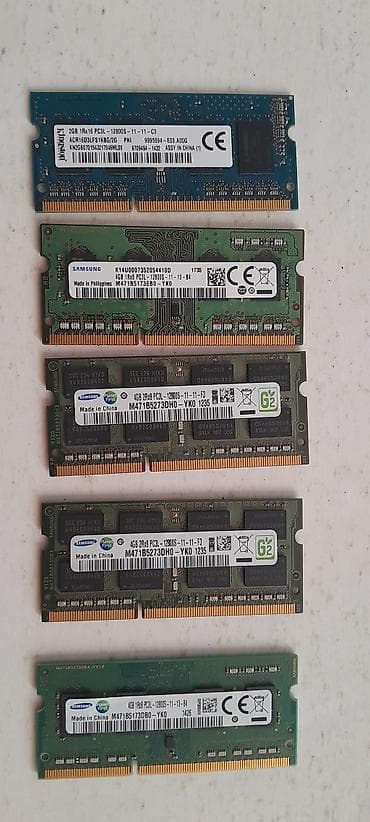 Operativ yaddaş (RAM) Kingston, 2 GB, 1600 Mhz, DDR3, Noutbuk üçün