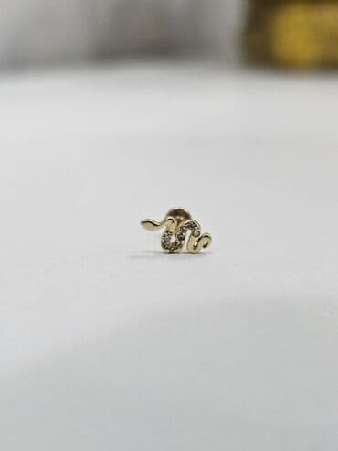 золотые серьги купить в баку: Sırğa, Sarı qızıl — 6