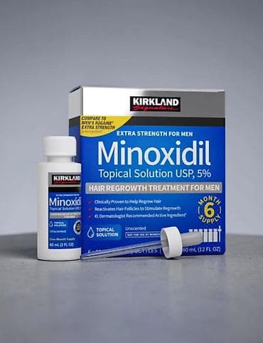 tebii sac: 🔥 Kirkland Minoxidil 5% 60 ml — yalnız ORİJİNAL ABŞ məhsulu — 1