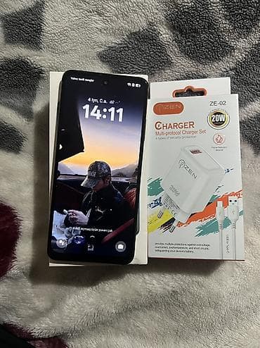 soyuducu yeni: Oppo A3x, 128 GB, Barmaq izi, Face ID — 1