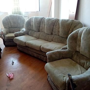 Klassik mebel dəsti - Qonaq otağı üçün 3 hissəli yumşaq mebel: 3 lalafo.az -da Klassik mebel dəsti - Qonaq otağı üçün 3 hissəli yumşaq mebel: 3