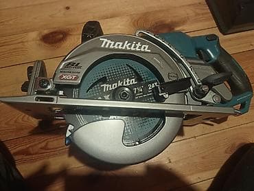 işlənmiş alətlər: Makita XGT 40V max dəst – arxa tutacaqlı akkumuliyatorlu dairəvi mişar — 7
