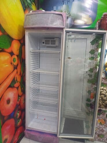 Промышленные морозильники: Kompressorlu vitrin soyuducu - Şaquli vitrin tipli soyuducu, şüşə ön — 2