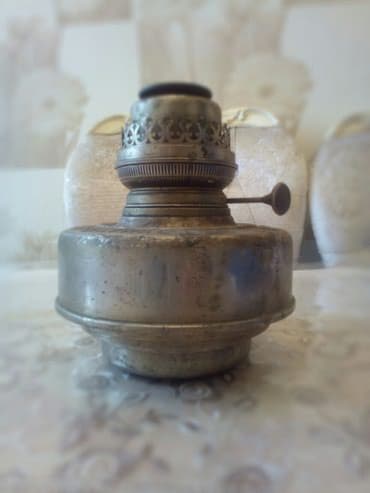 купля продажа антиквариата: 1890-ci ilə aid lampa satılır (astral lampa) Barterdə mümkündür Şüşəsi — 1