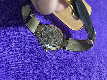 qizil dis: Qol saatı, Versace, rəng - Qızılı — 2