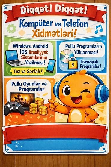 Telefonlarin və kamputerleri̇n əməli̇yyat si̇stemi̇ni̇n yazilmasi