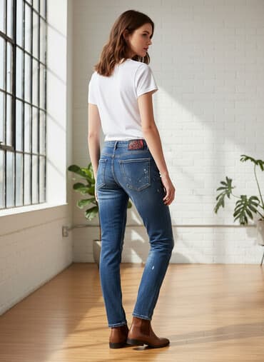 deri şalvar modelleri: Cins şalvar, Dsquared2 — 3