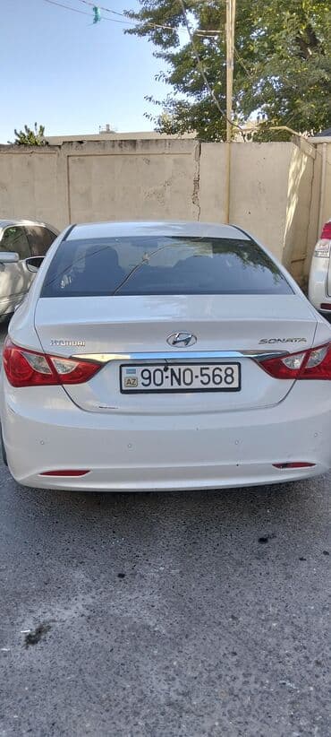 фольксваген новый кузов: Hyundai Sonata sedan - Kuzov: ağ rəng, 4 qapılı sedan - Salon: qara — 6
