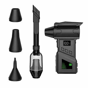 teker kompressoru: Akkumulyatorlu 2-si-1 mini tozsoran və güclü hava üfürən Avtomobil və — 6