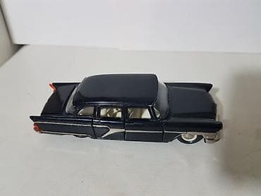 real gitara: Kolleksiya üçün retro model avtomobil maketi - Rəng: qara, krem — 2
