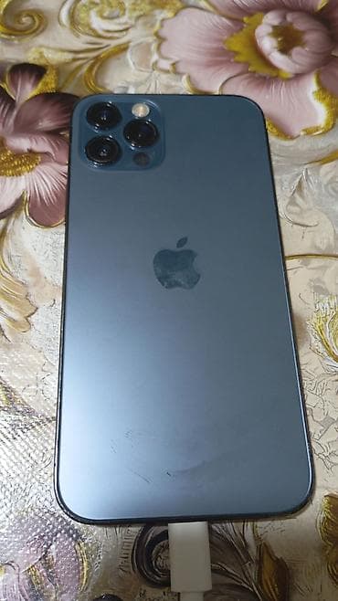 iphone 12 pro max 256: IPhone 12 Pro, 256 GB, Pacific Blue, Qırıq — 1